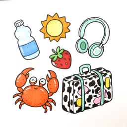 This Summer Funky & Easy Coloring Book - thumbnail - 3