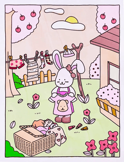 Cozy Town Coloring Book - thumbnail - 3