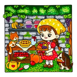 Cottage Vibes Cute & Easy Coloring Book - thumbnail - 3